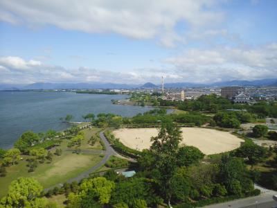 琵琶湖畔のホテル