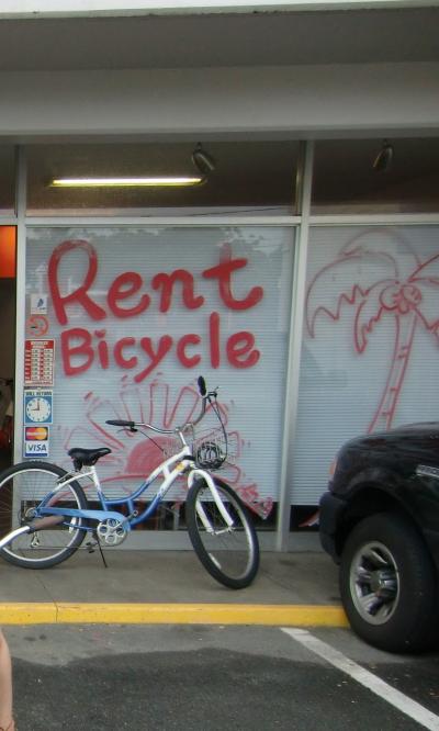 電動自転車にすればよかった…