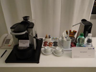 ネスプレッソでほっと一息つけます。