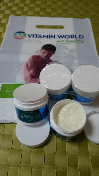 青のラベルのクリームを！！