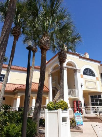 プールのところ