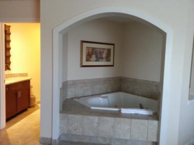 ベッド横にジャグジー