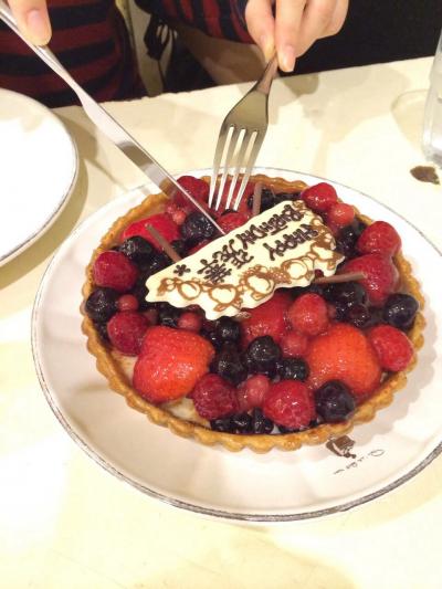 バースディケーキは感動もの！