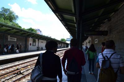 シェーンブルン宮殿へはこの駅から