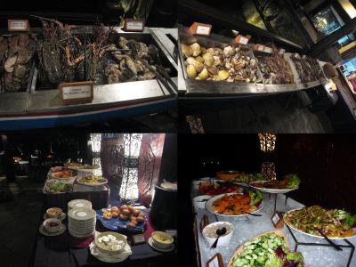 ホテル内にあったシーフードレストラン。