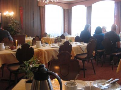 ２階の朝食レストラン