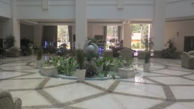 広くて豪華なロビー