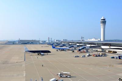 日中は飛行機が少ないです。