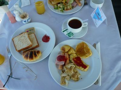 ある朝の朝食、とても美味しかった