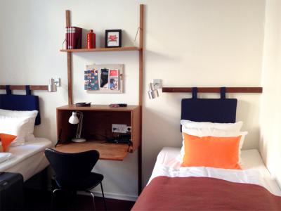 立地と雰囲気は◎。チボリ公園に行く予定の方はお勧めです。