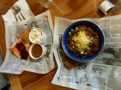 サーモンとチリ