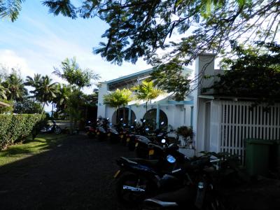 宿泊者はバイクを借りる人が多い