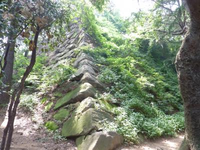 今は平和で静かな、古城跡