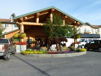 ホテルの正面玄関