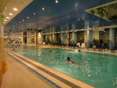 温泉プールが最高！