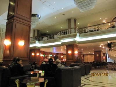 ホテルのロビーです