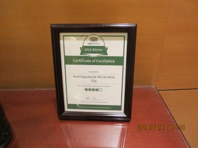 さりげなくフロントに飾られていた