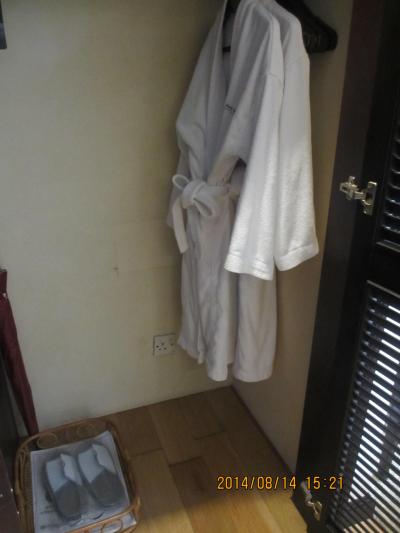 低層階なのにガウンがある