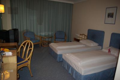 広くて明るくさっぱりした部屋。