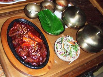 コンコギ(大豆肉)の韓国料理と伝統茶の素敵なお店