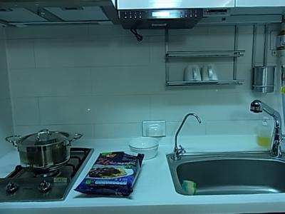 キッチン設置されてるので簡単な自炊もできます