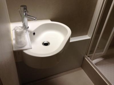 洗面所。シャワールームのすぐ近く。