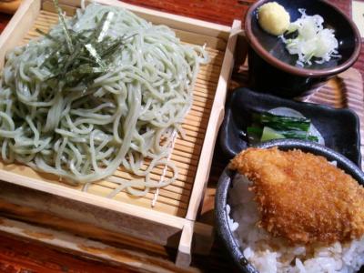 そばとタレカツ丼を両方食べるなら