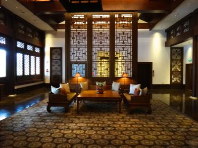 レセプション前です。