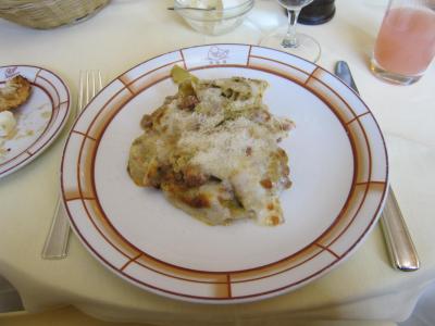 ランチのラヴィオリもおいしい
