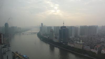 窓から珠江を望む