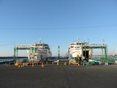 伊良湖岬から鳥羽まで約1時間の快適な船旅