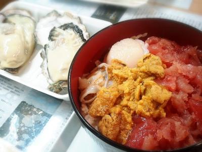 マイ海鮮丼とおみやげで海鮮三昧