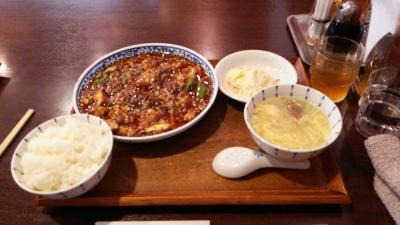 麻婆豆腐は噂通りの美味しい味