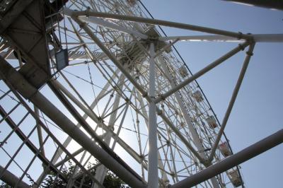 ウルムチの紅山公園で観覧車