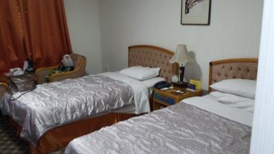 Wベッドとシングルベッドのツインでした