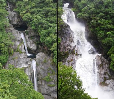 四国の『日本の滝百選』の中では一般的にも主観でも最も感激度が高い滝です。