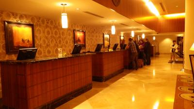 レセプションも広い