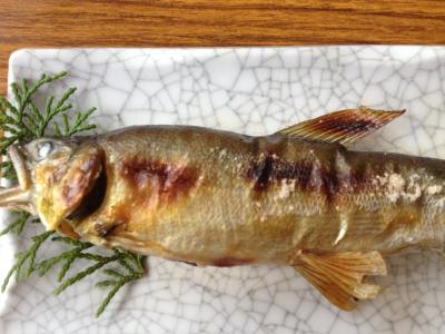鮎の塩焼きが食べれる高級旅館