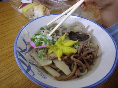 素朴でおいしかったもみじ茶屋のもみじそば