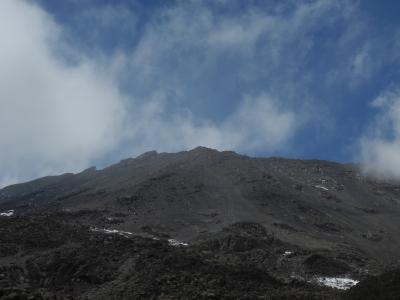 目指す山頂です。