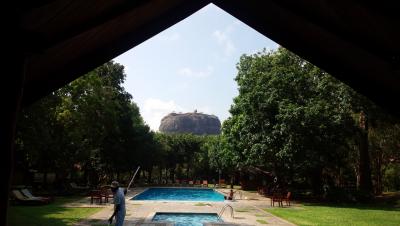 シーギリヤロックの眺めがいいです。