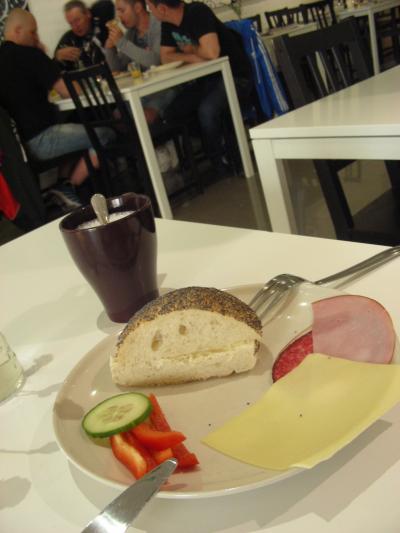 一般的な朝食メニューが揃っている