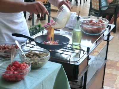 熱々の卵焼きがグー