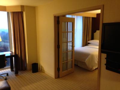 スイートとしては狭い