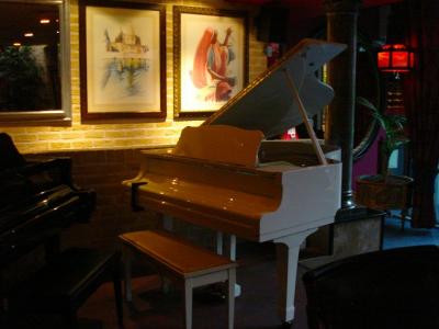 夜、ＢＧＭのようにピアノの演奏が聞こえました