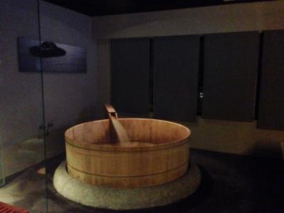 檜の浴槽！おっきくて気持ちいい。