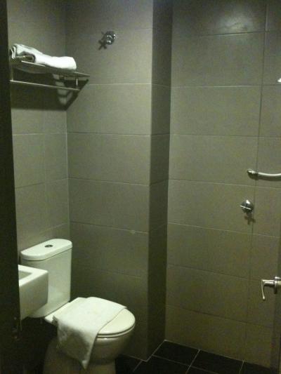 シャワーとトイレの間仕切なし(韓国風？)