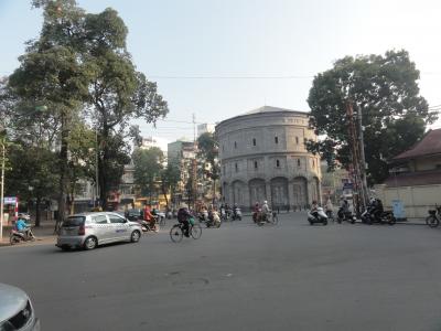 ホテル入口からの景色