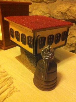 ルームキーがかわいらしかったです。