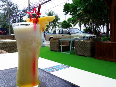 ここのフルーツジュースはなかなか美味しいです！